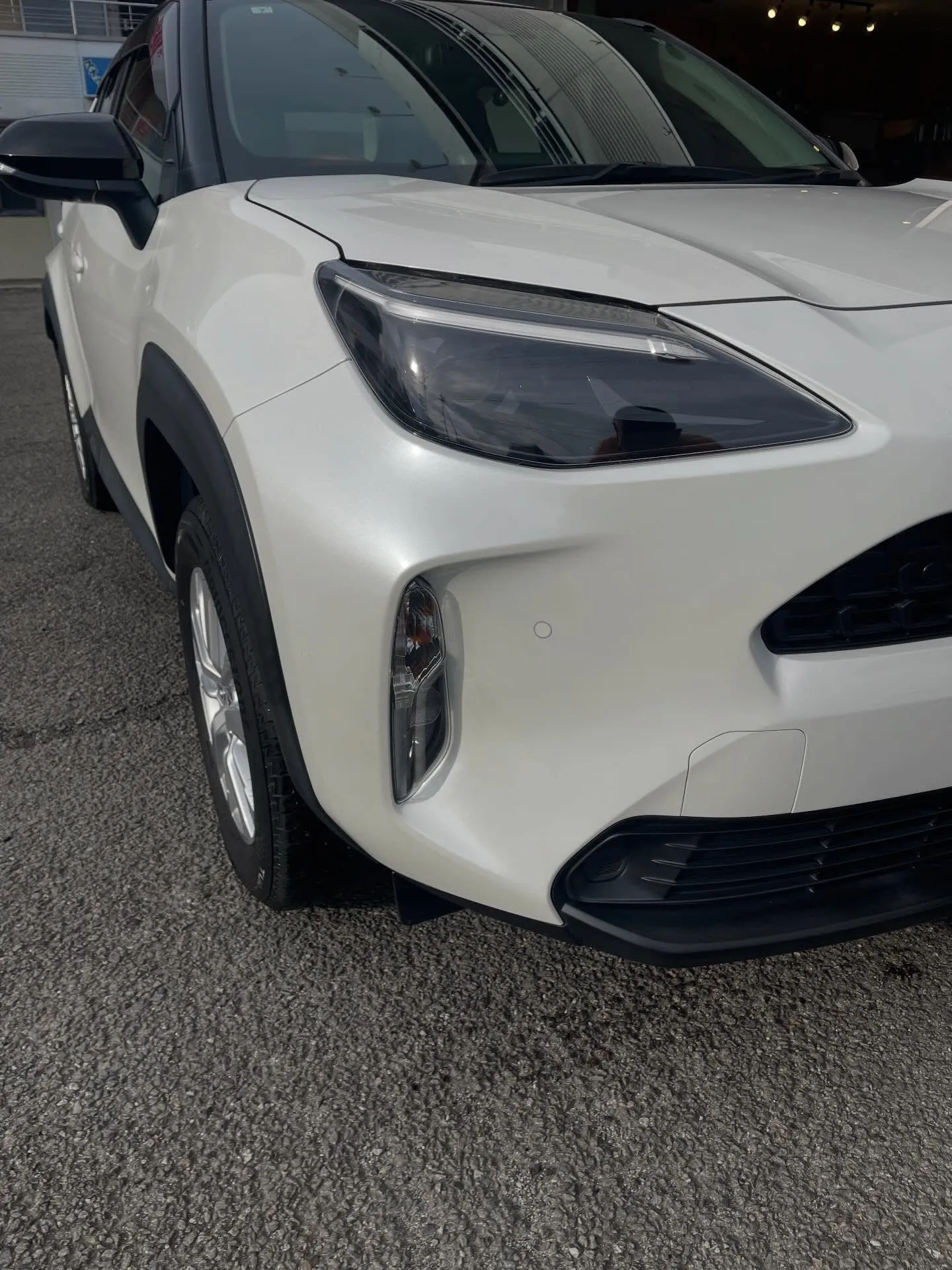 本日はヤリスクロスで洗車とタイヤ交換をご利用頂きました😊