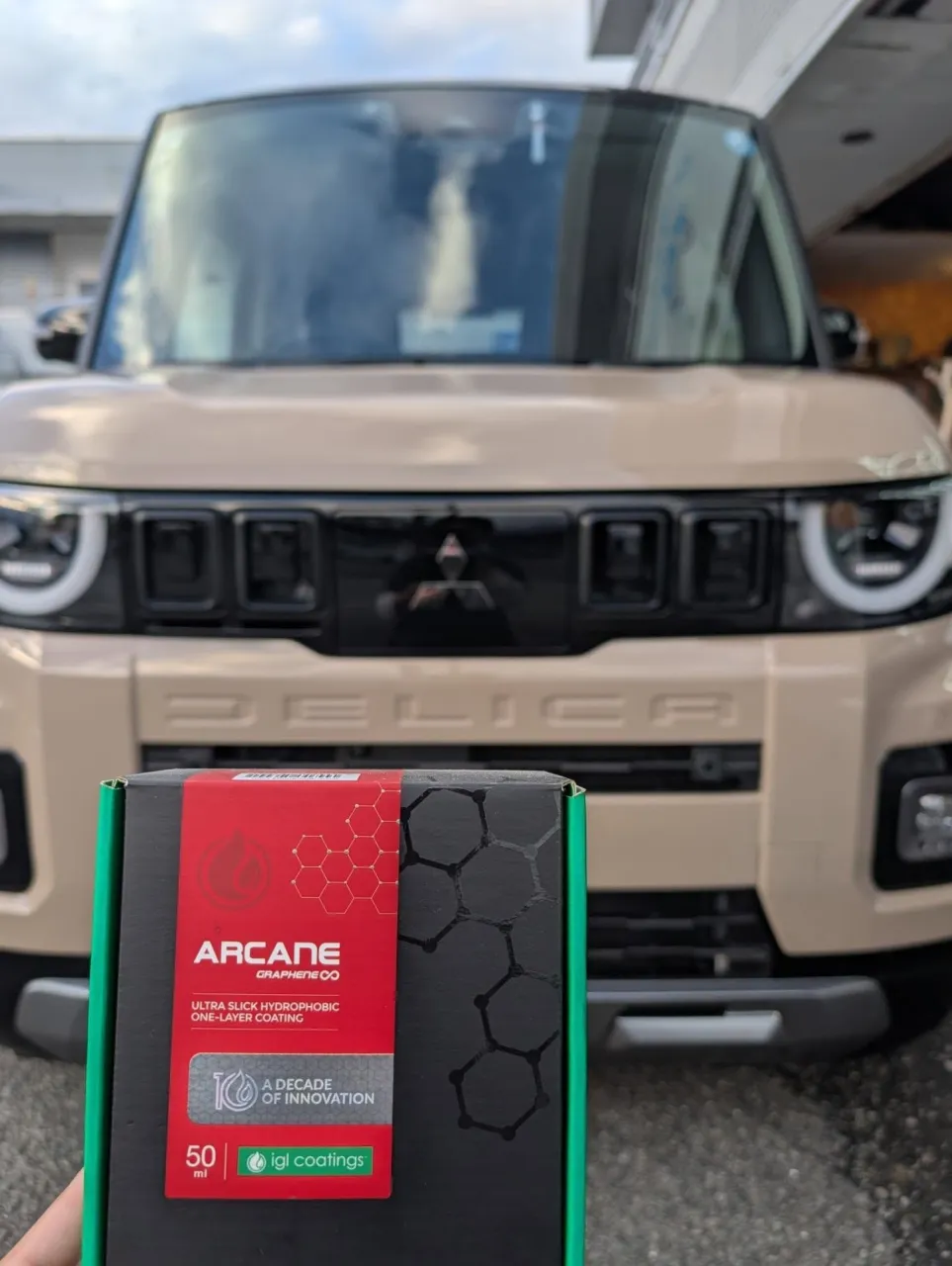 デリカミニ ARCANEコーティング施工